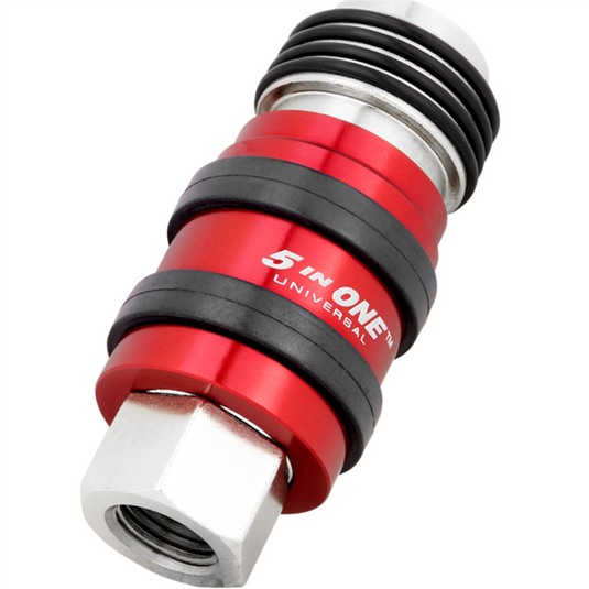 Milton Industries Safety Exhaust Coupler; 1/4"" body; 1/4"" FNPT