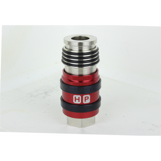 Milton Industries 3/8-inch Safety Exhaust Coupler; 1/4-inch FNPT (Pack of 4)