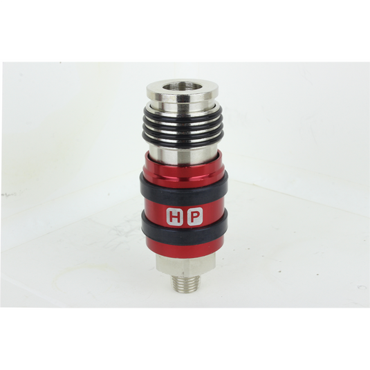 Milton Industries 3/8"" Safety Exhaust Coupler; 1/4"" MNPT