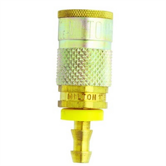 Milton Industries 1/4"" Hose Barb Coupler T-Style