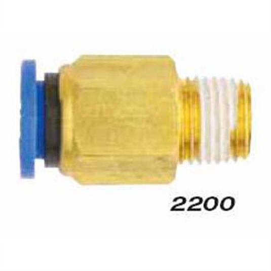 Milton Industries Straight - Tube 1/2"" OD - 1/2 "" MNPT