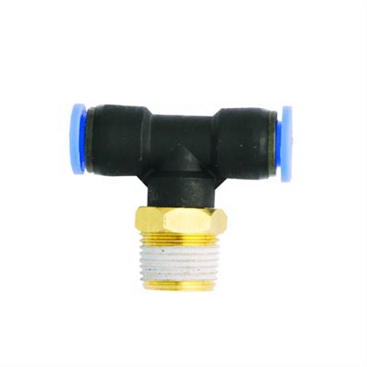 Milton Industries SWVL ""T"" Tube 1/2"" OD; 1/2"" MNPT