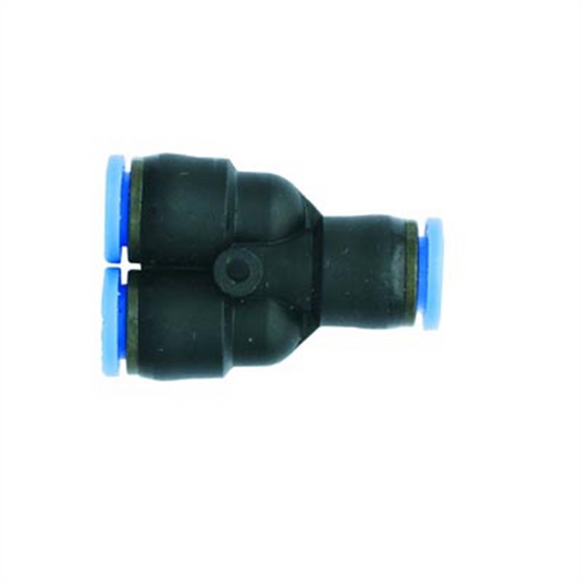 Milton Industries Y Connector Tube 1/4"" OD