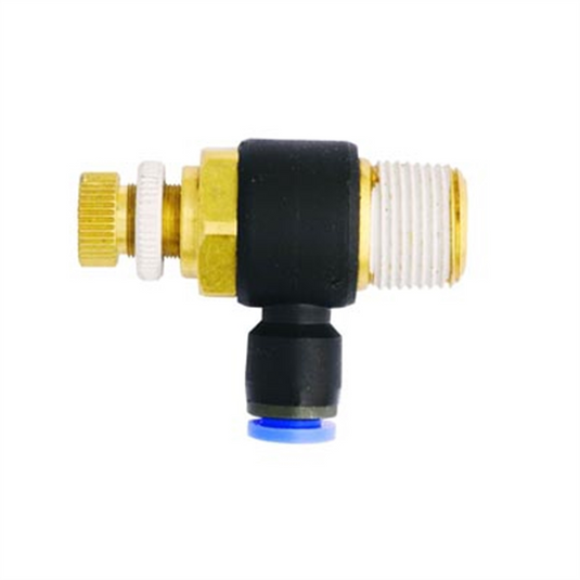 Milton Industries Flow Contr In; Tube 3/8"" OD;  3/8"" NPT