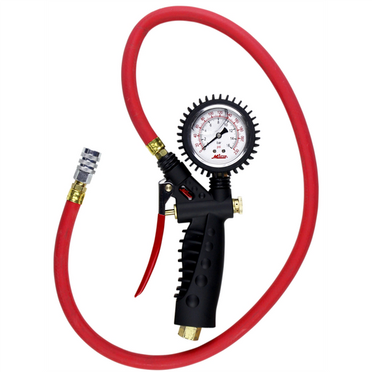 Milton Industries Inflator Gauge; Analog; Kwik Grip Chuck