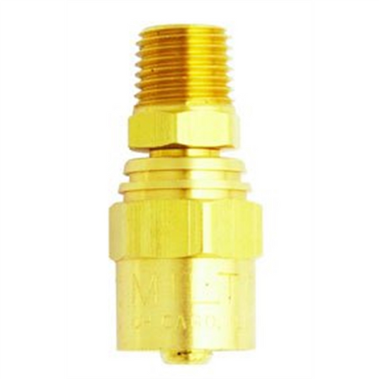 Milton Industries Reusable End; 1/4"" MNPT; Fits 3/8"" x 11/16