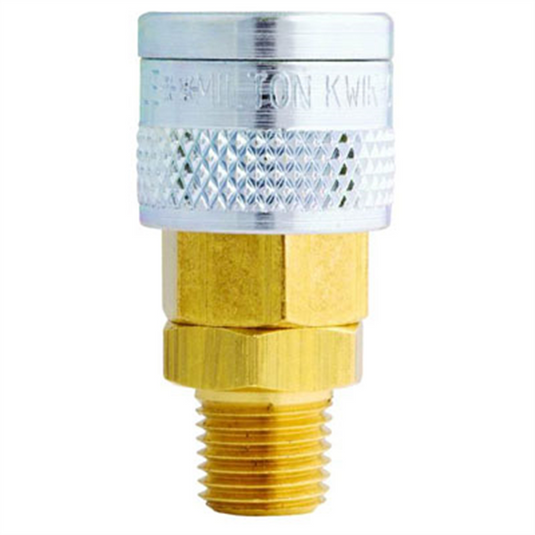 Milton Industries 1/4"" M. Push Type Body M-Style