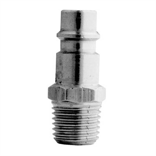 Milton Industries HI-Flo V-Style 1/4"" MNPT Brass Plug