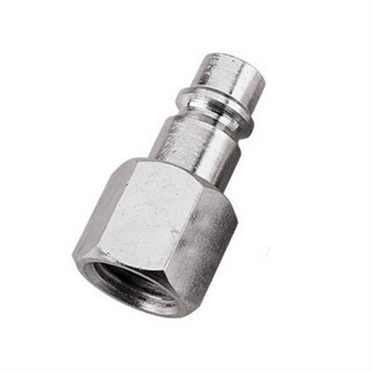 Milton Industries HI-Flo V-Style 1/4"" FNPT Steel Plug