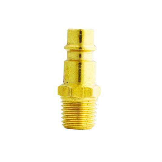 Milton Industries HI-Flo V-Style 3/8"" MNPT Brass Plug