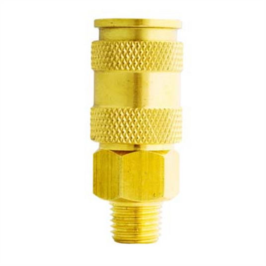 Milton Industries HI-Flo V-Style 'A;M;V' 1/4"" MNPT Brass Body