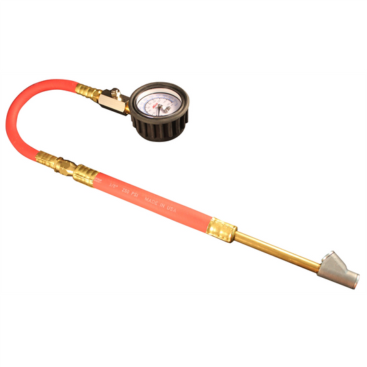 Milton Industries Extended Reach Dial Tire Pressure Gauge