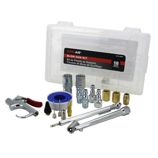 Milton Industries 18 Piece Blow Gun Kit