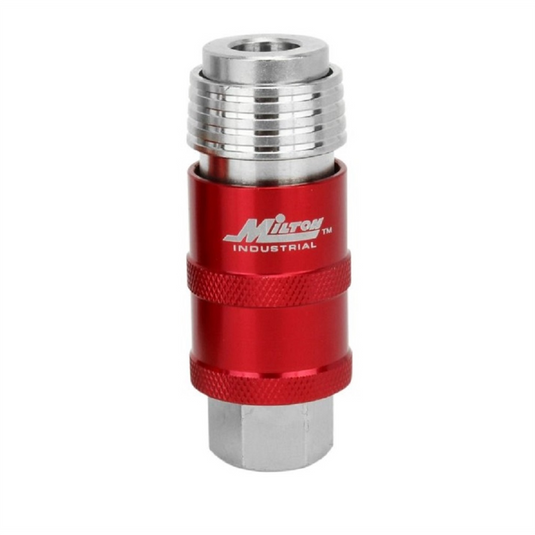 Milton Industries Safety Exhaust Coupler; 1/4"" body; 1/4"" FNPT