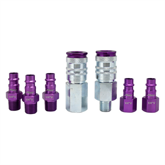 7pc HighFlowPRO Set;V-style Purple;1/4