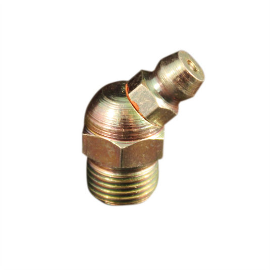 Milton Industries Grease Fitting 1/8""- 27 Pipe Thread ; 45&deg;; 5-pk