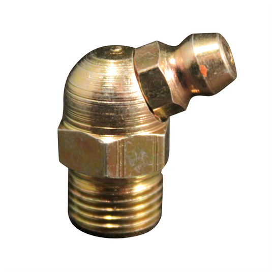 Milton Industries Grease Fitting 1/8""- 27 Pipe Thread ; 65&deg;; 5-pk