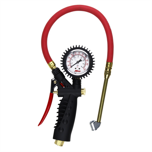 Milton Industries Analog Inflator Gauge with Dual Head Chuck