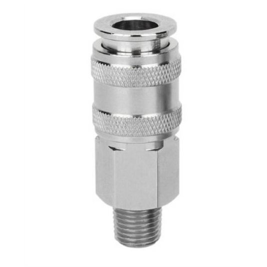 Milton Industries Universal Coupler; 1/4"" body; 1/4"" MNPT