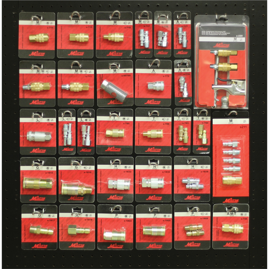 Milton Industries 2' x 2' Coupler & Plug Merchandiser