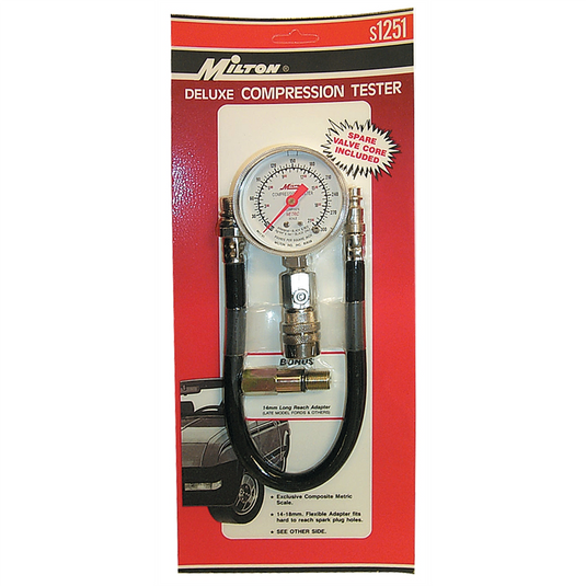 Milton Industries Compression Tester; Deluxe