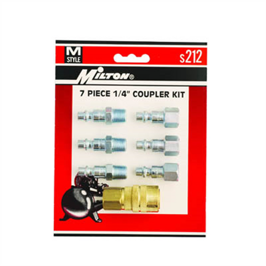 Milton Industries 7 Piece M-Style Coupler Kit