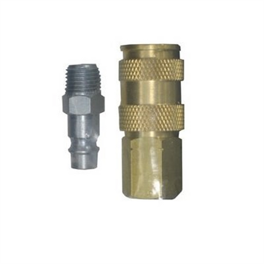 Milton Industries ""V"" Style Hi-Flow Coupler & Plug Combo