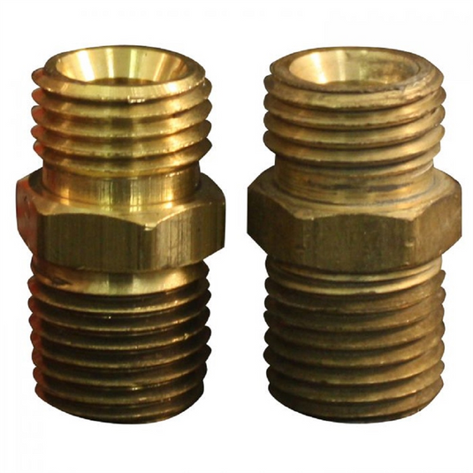 Milton Industries M. Hex; 1/4"" NPT x 1/4"" NPS; 2/cd