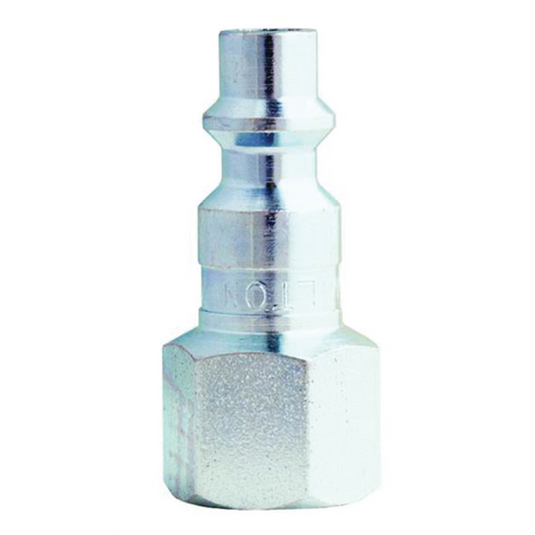 Milton Industries 1/4"" Fem. Plug M-Style; 2/cd