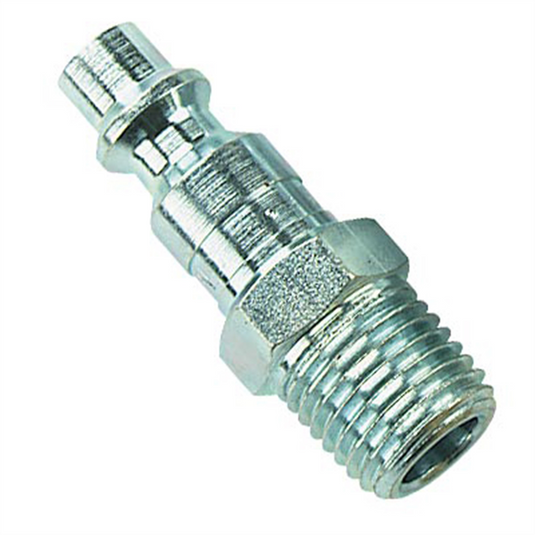 Milton Industries 3/8"" Male Plug M-Style; 2/cd