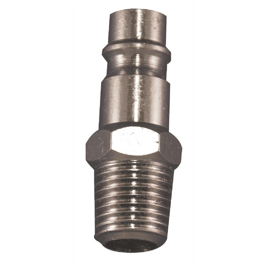 Milton Industries HI-Flo V-Style 1/4"" MNPT Brass Plug 2/cd