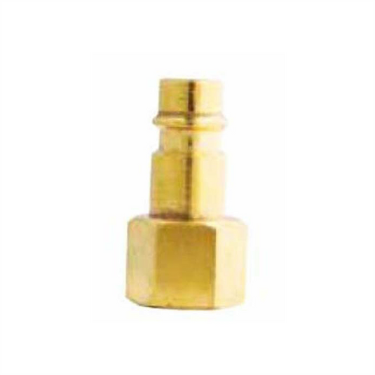 Milton Industries HI-Flo V-Style 1/4"" FNPT Steel Plug 2/cd