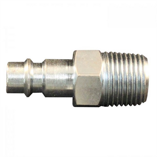 Milton Industries HI-Flo V-Style 3/8"" MNPT Steel Plug 2/cd