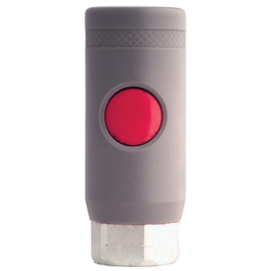 Milton Industries 1/4"" Fem. Safety Coupler ""M""-Style