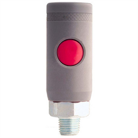 Milton Industries 1/4"" Male Safety Coupler ""M"" Style