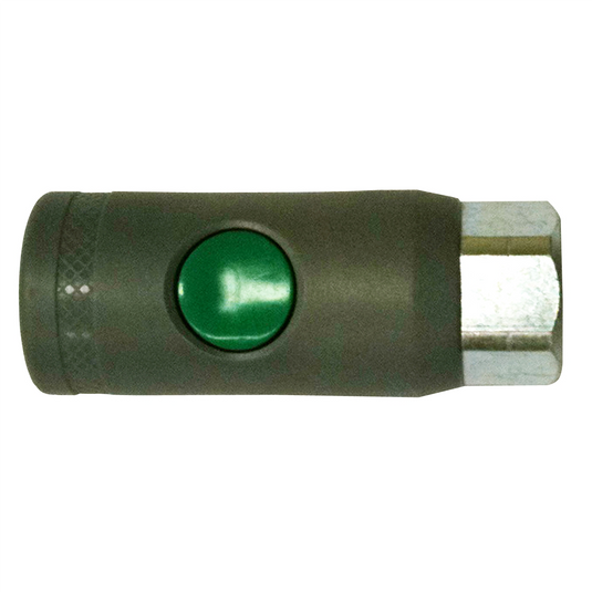 Milton Industries 1/4"" Fem. Safety Coupler ""T"" Style