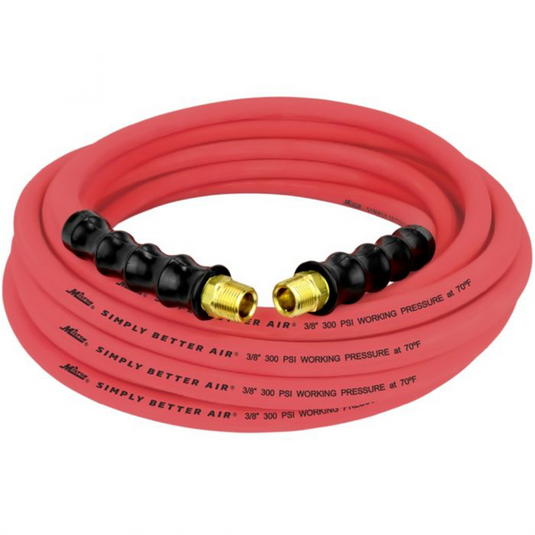 Milton Industries 3/8"" x 35' Ultra Lightweight Rubber Hose (w/ 3/8"" NPT ends)