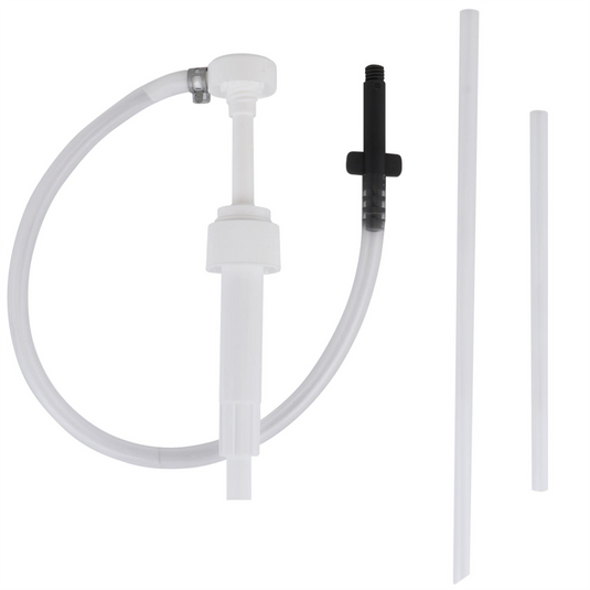 Zeeline by Milton ZE1021 - Hand Pump for Quart Bottles with Plastic Hands-Free Adapter (28mm neck).