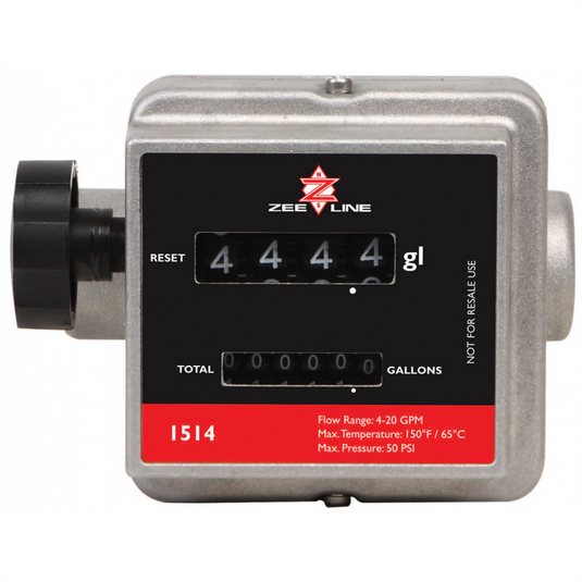 Zeeline by Milton ZE1514 - Mechanical Diesel Flow Meter