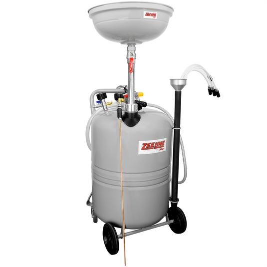 Zeeline by Milton ZE21CM - 21-Gallon Professional Combination Oil Drain & Fluid Evacuator