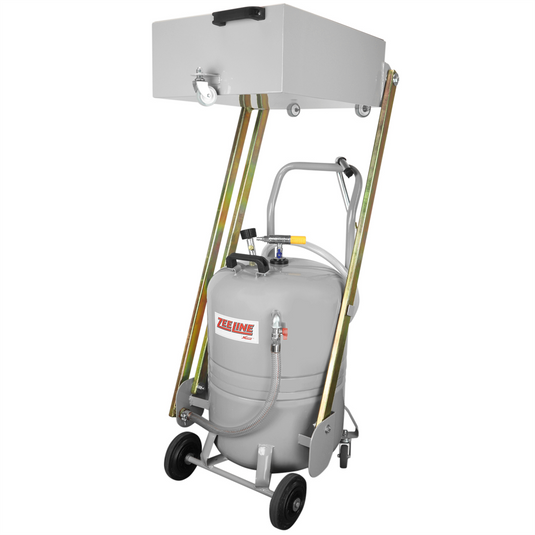 Zeeline by Milton ZE21PD - 21-Gallon Professional Pantograph Oil Drain w/10-Gallon Basin