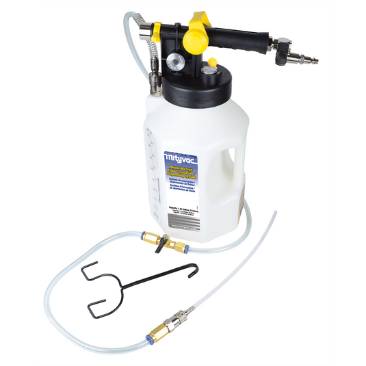 Mityvac MV7105 1.2 Gallon Pneumatic Fluid Evacuation/Dispensing System - Evacuate; Top; Refill Reservoirs