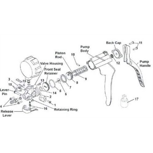 Mityvac Maintenance kit incl. components to perform routine maintenance on Mityvac pump MV8510