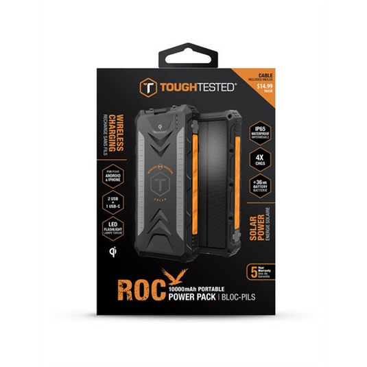 ToughTested 10;000 mAh Powerbank with QC3 and Type-C
