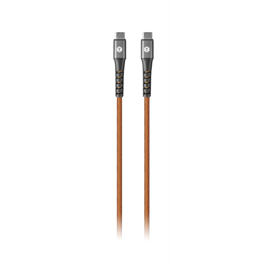ToughTested 8' PRO Armor Weave cable USB C to C