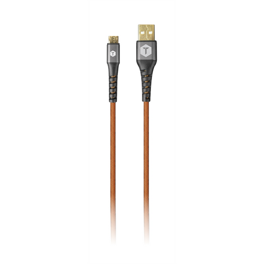 ToughTested 8' PRO Armor Weave cable Micro USB