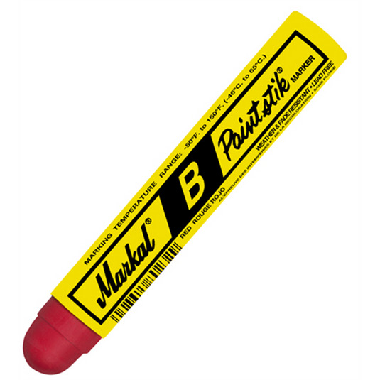 Markal / Laco Paintstik Solid Paint Crayon; Red (Box of 12)