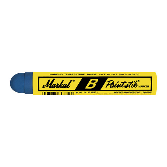Markal / Laco Paintstik Solid Paint Crayon; Blue (Box of 12)