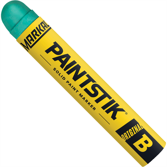 Markal / Laco Paintstik Solid Paint Crayon; Green (Box of 12)