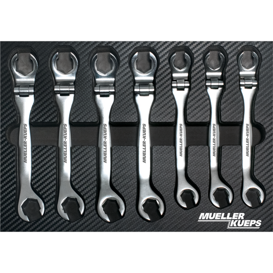 Mueller-Kueps Line Wrench Kit Large; 7piece